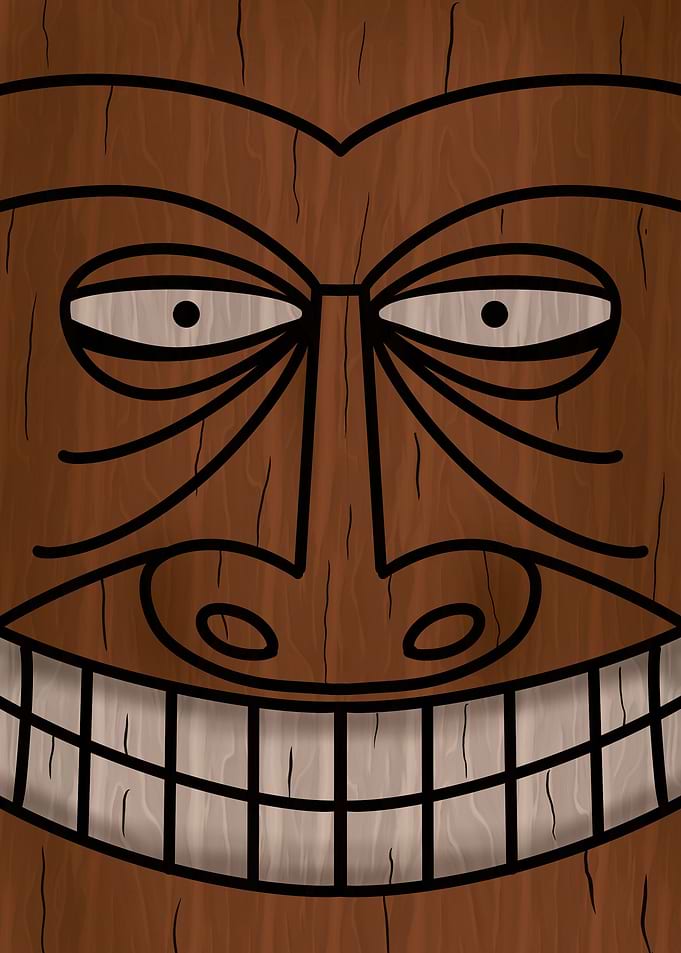 Tiki Mask expression