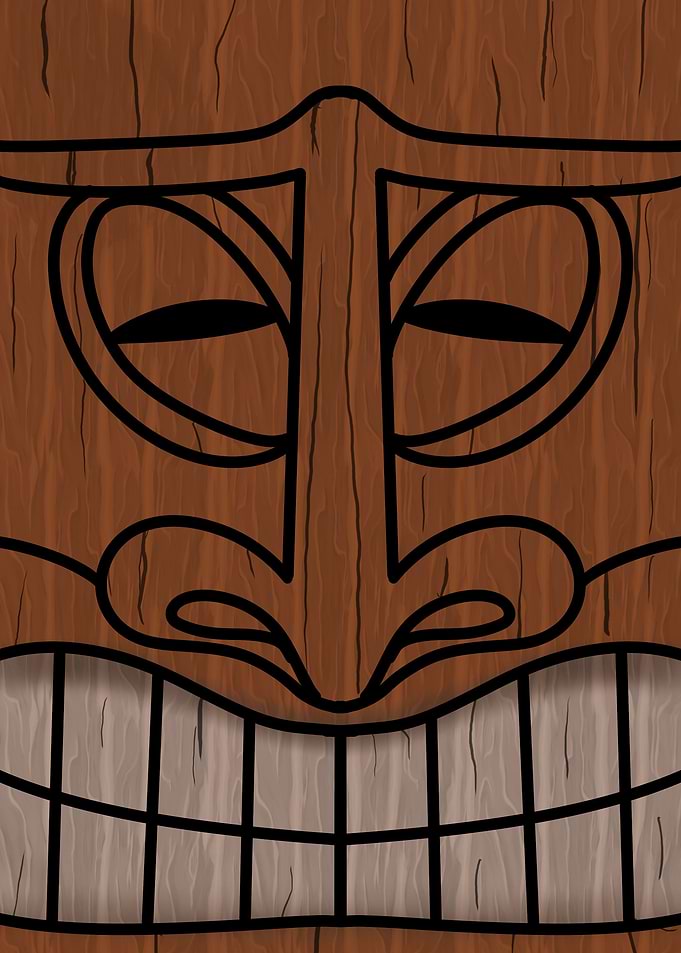 Tiki Mask Hawaii