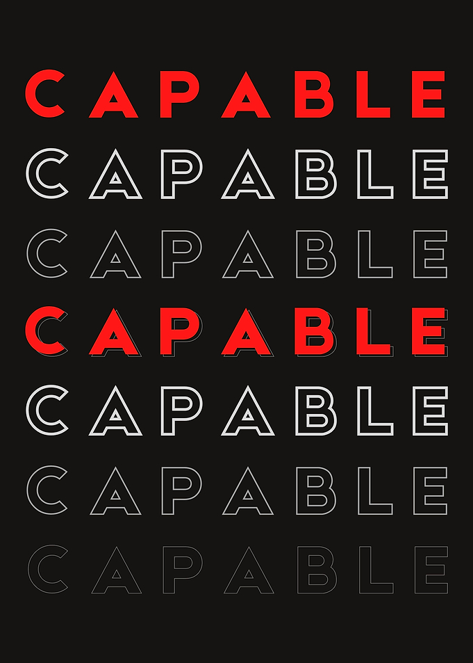inspirational word capable
