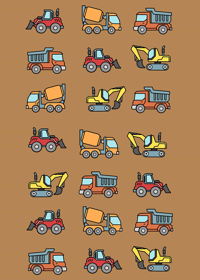 Excavator Construction Car