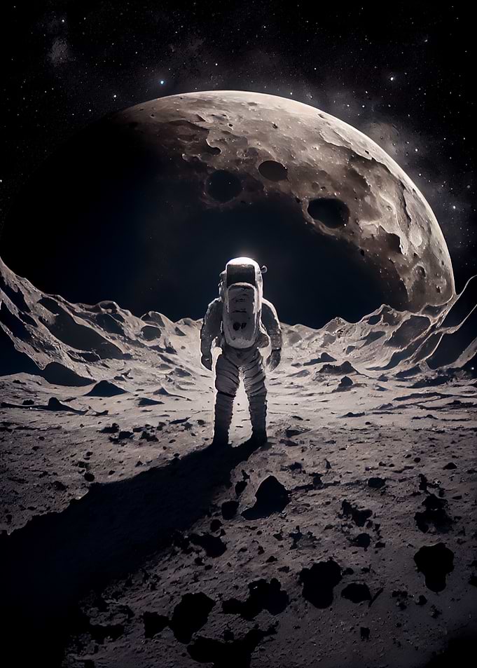 Man on the moon