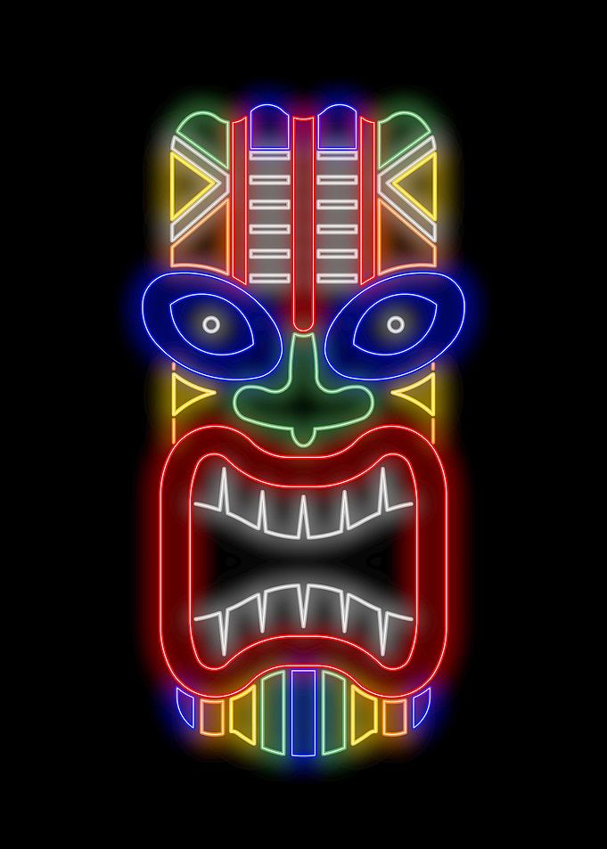 Tiki Mask 10