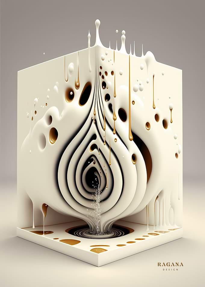 White Cube FibonacciSpiral