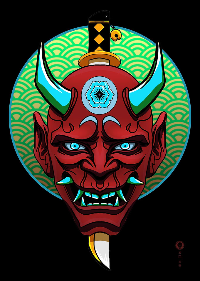 Japanese Hannya Mask
