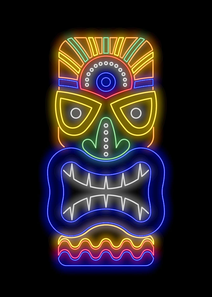 Tiki Mask 06