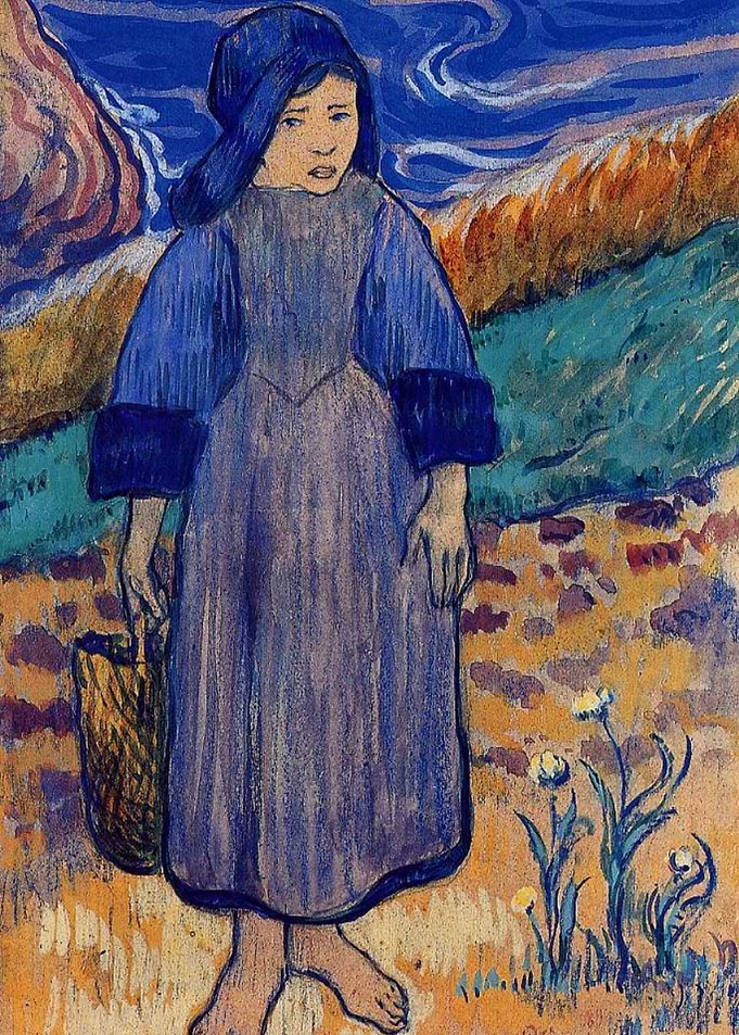 young breton by the sea