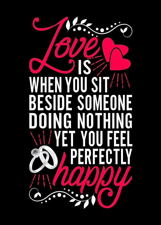 Love is when you sit