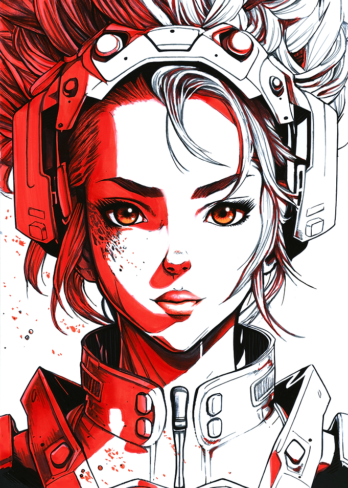 Sci Fi Space Pilot Akio