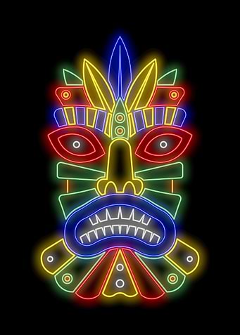 Tiki Mask 01