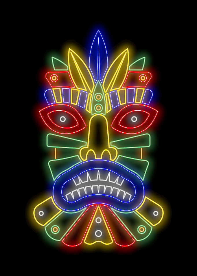 Tiki Mask 01
