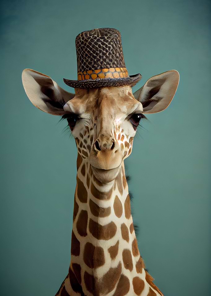 Giraffe Animal Hat