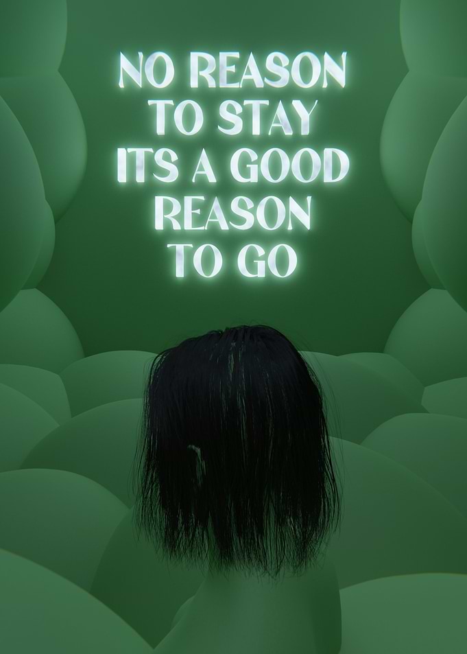 Reason To Leave Quote 3D