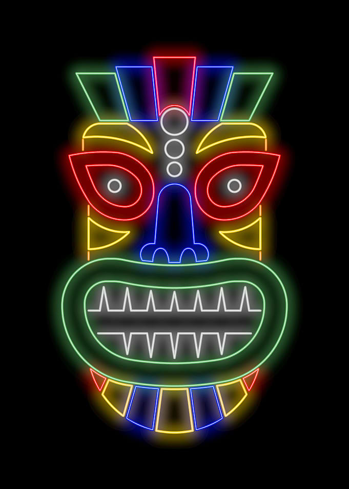 Tiki Mask 09