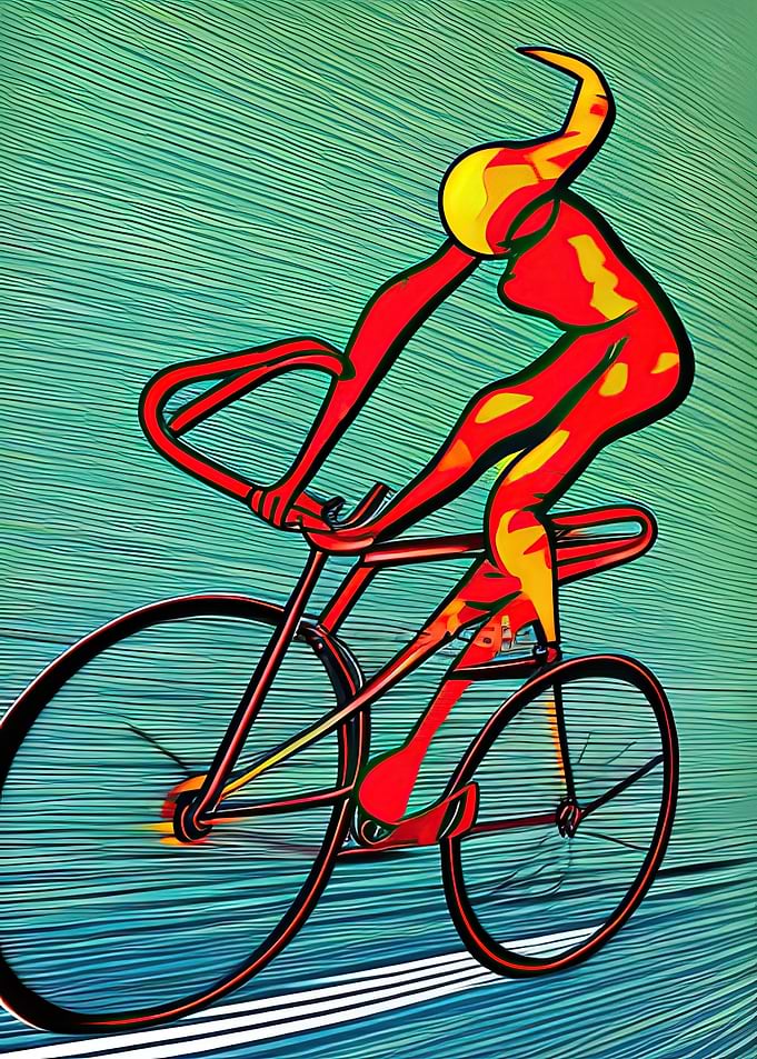 Speeding Cyclist 04