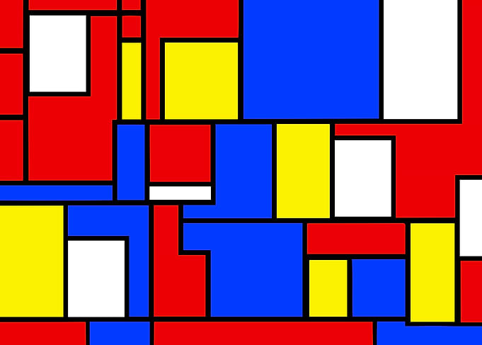 ABSTRACT MONDRIAN STYLE