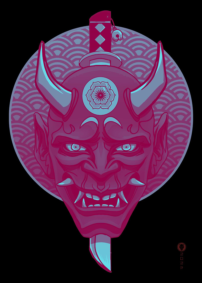 Japanese Hannya Mask