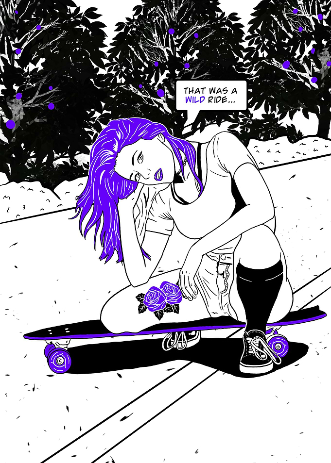 Comic sakter girl