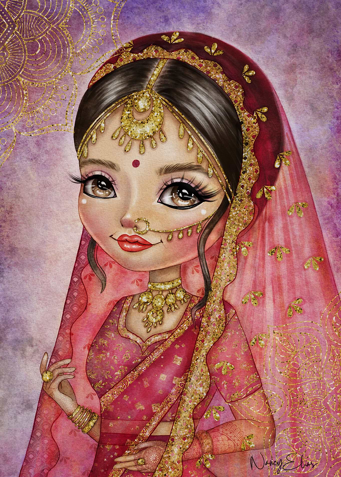 Indian Girl in Sari