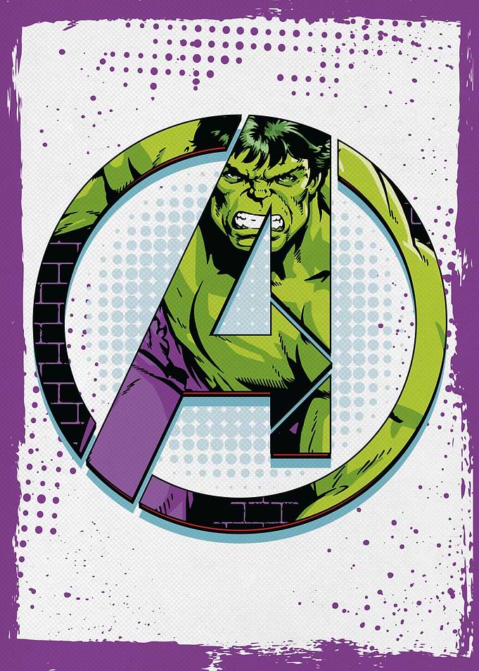 Avengers Logo Hulk
