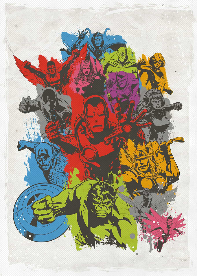 Avengers graffitti