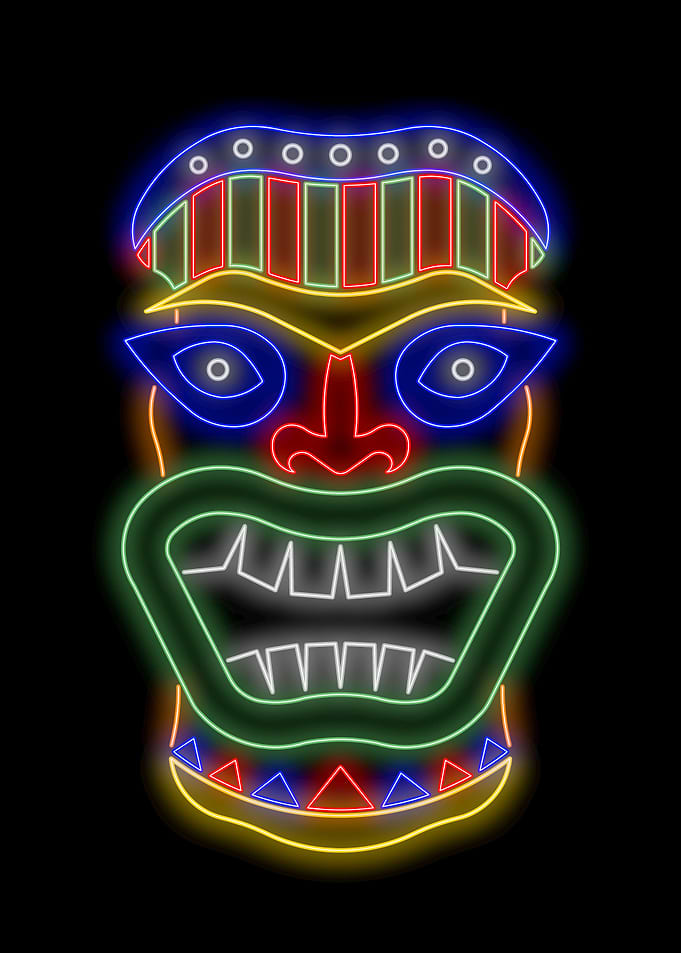Tiki Mask 14