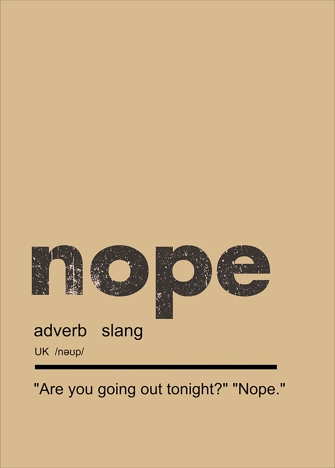 Nope Dictionary