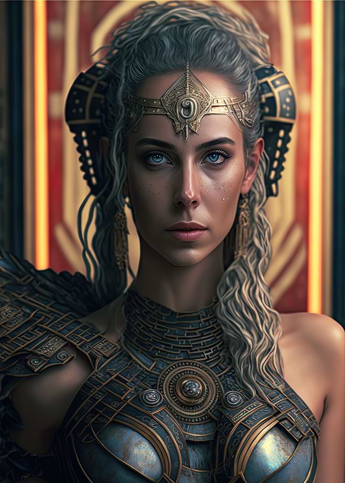 Cyberpunk Helen of Troy