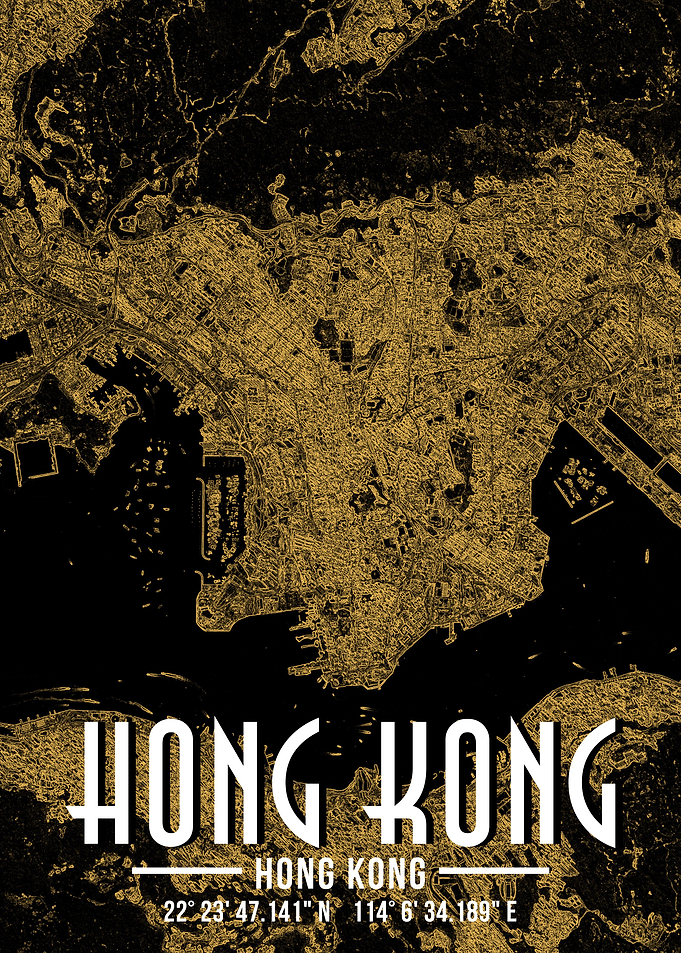Hong Kong Satellite Map