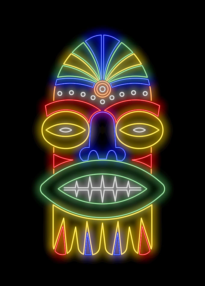 Tiki Mask 16