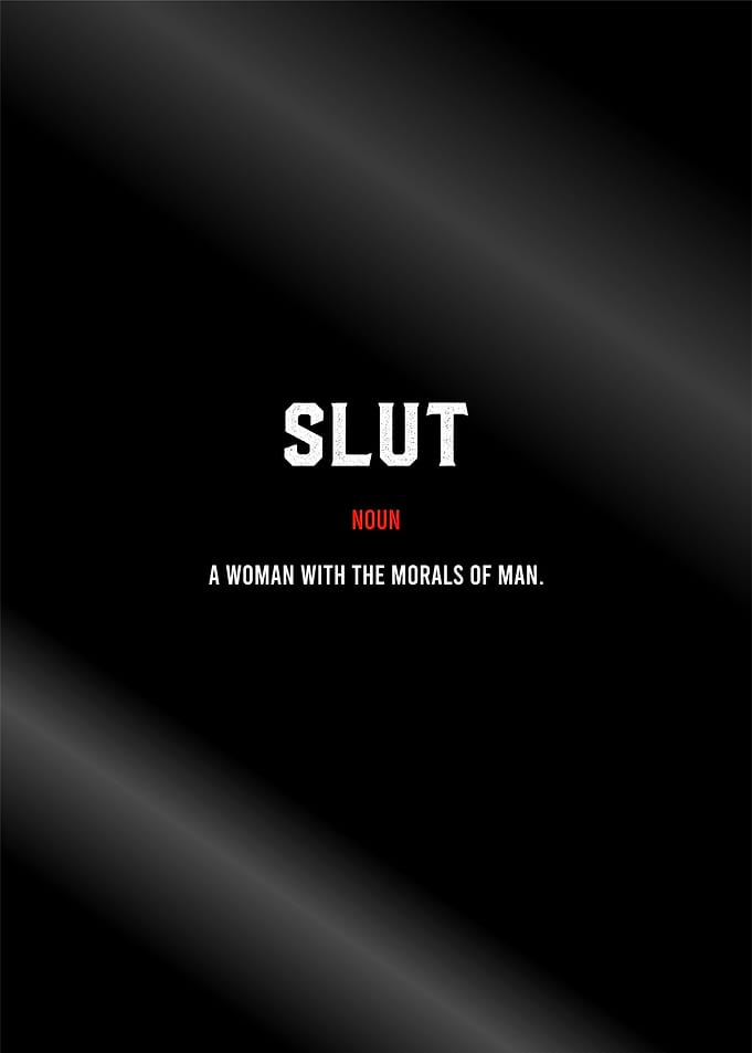 slut definition text art