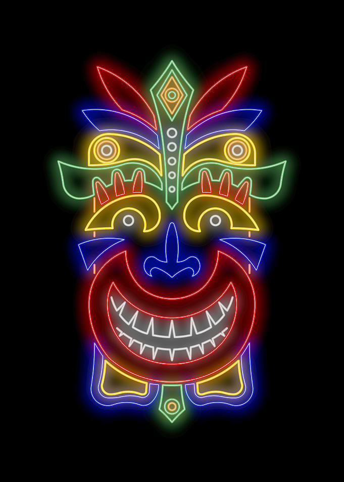 Tiki Mask 17