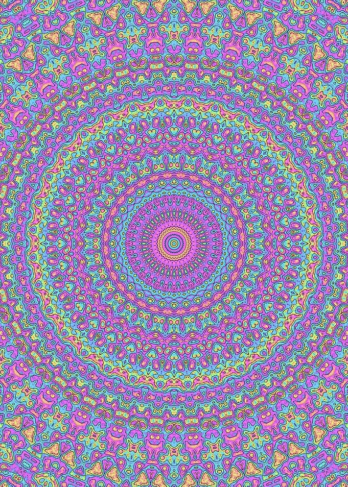 Vibrant Jewel Tone Mandala