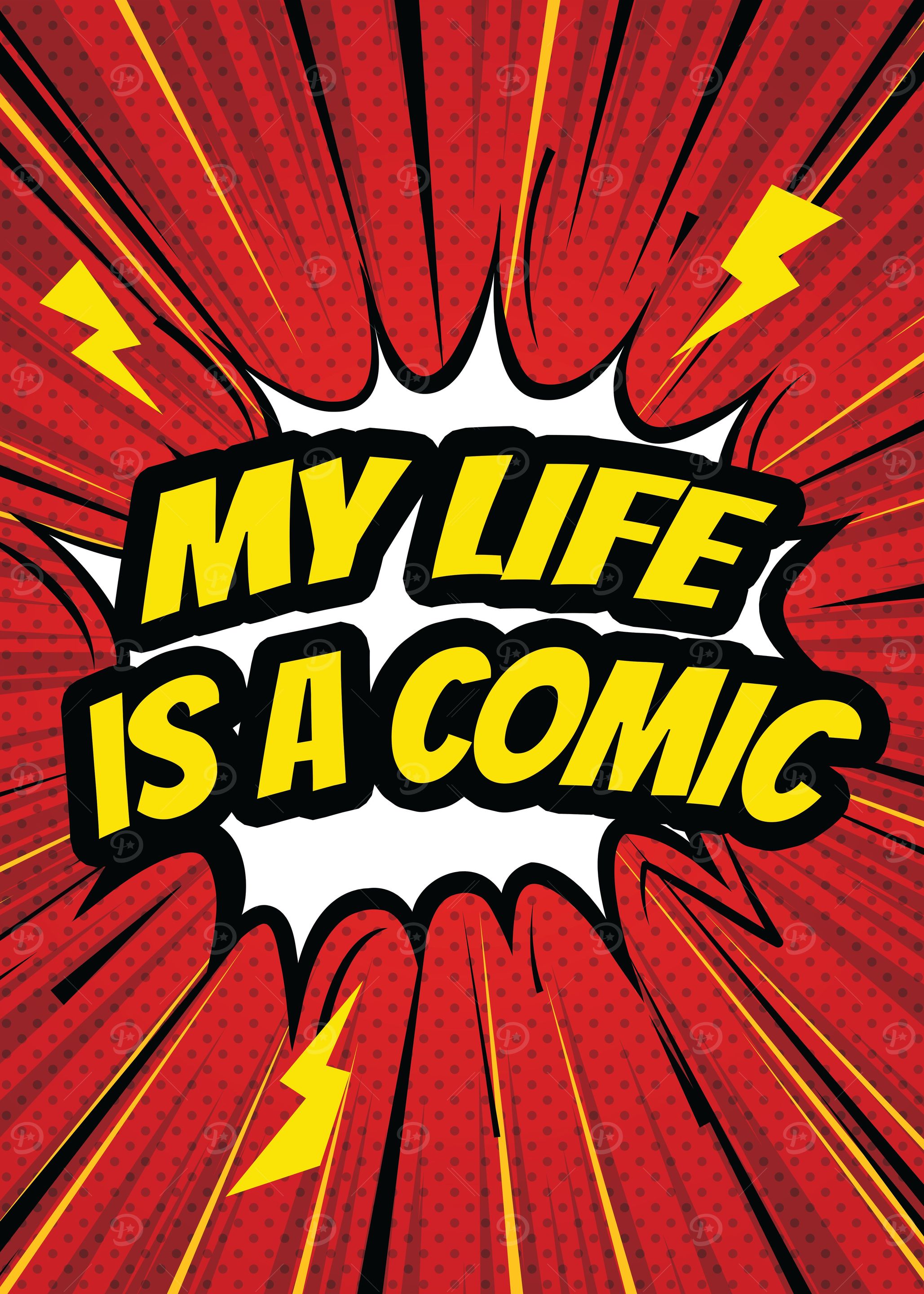My Life is a Comic Artwork