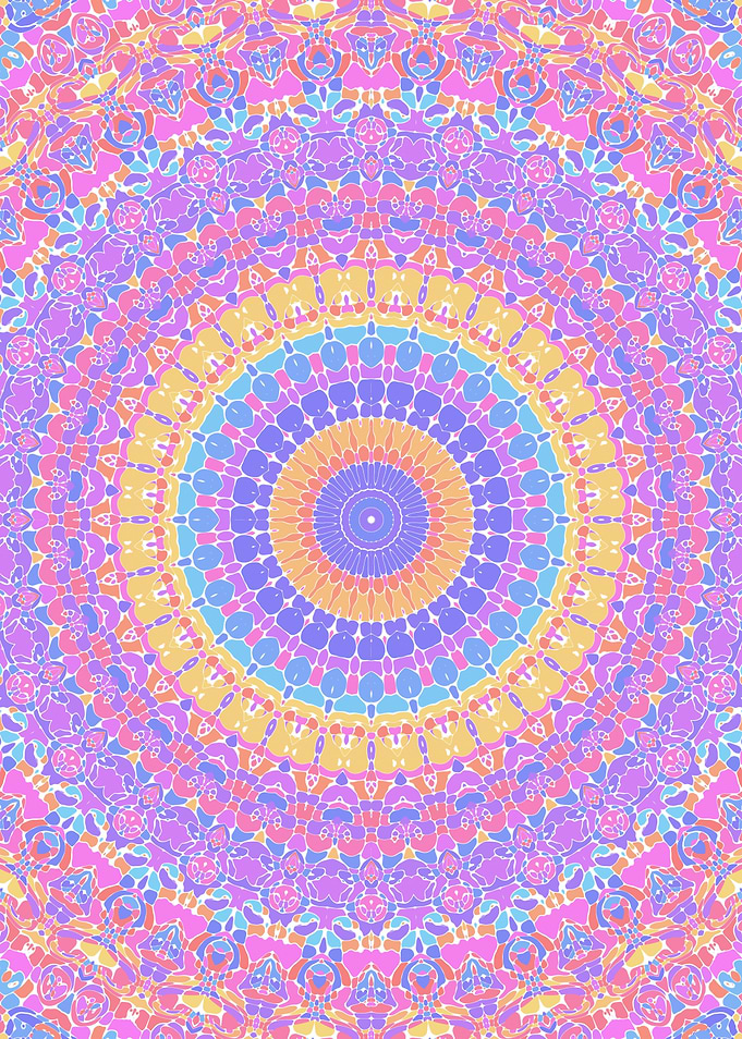 Groovy Jewel Tone Mandala