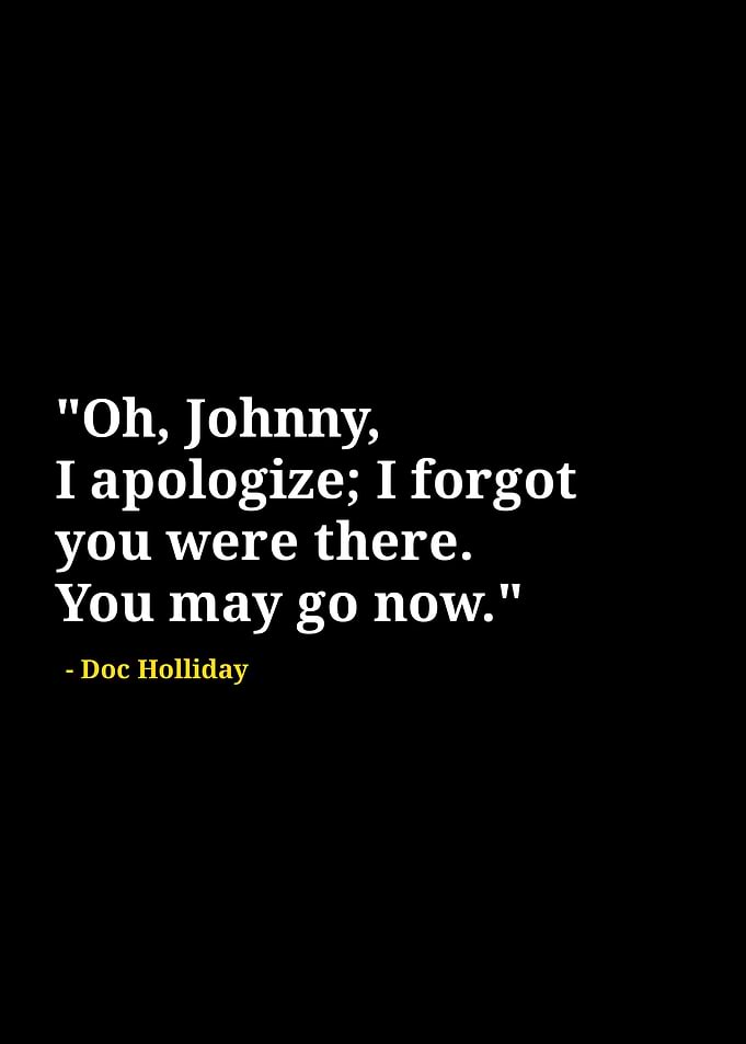 doc holliday quotes