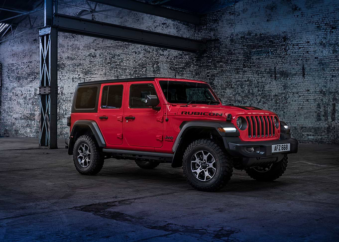 red jeep