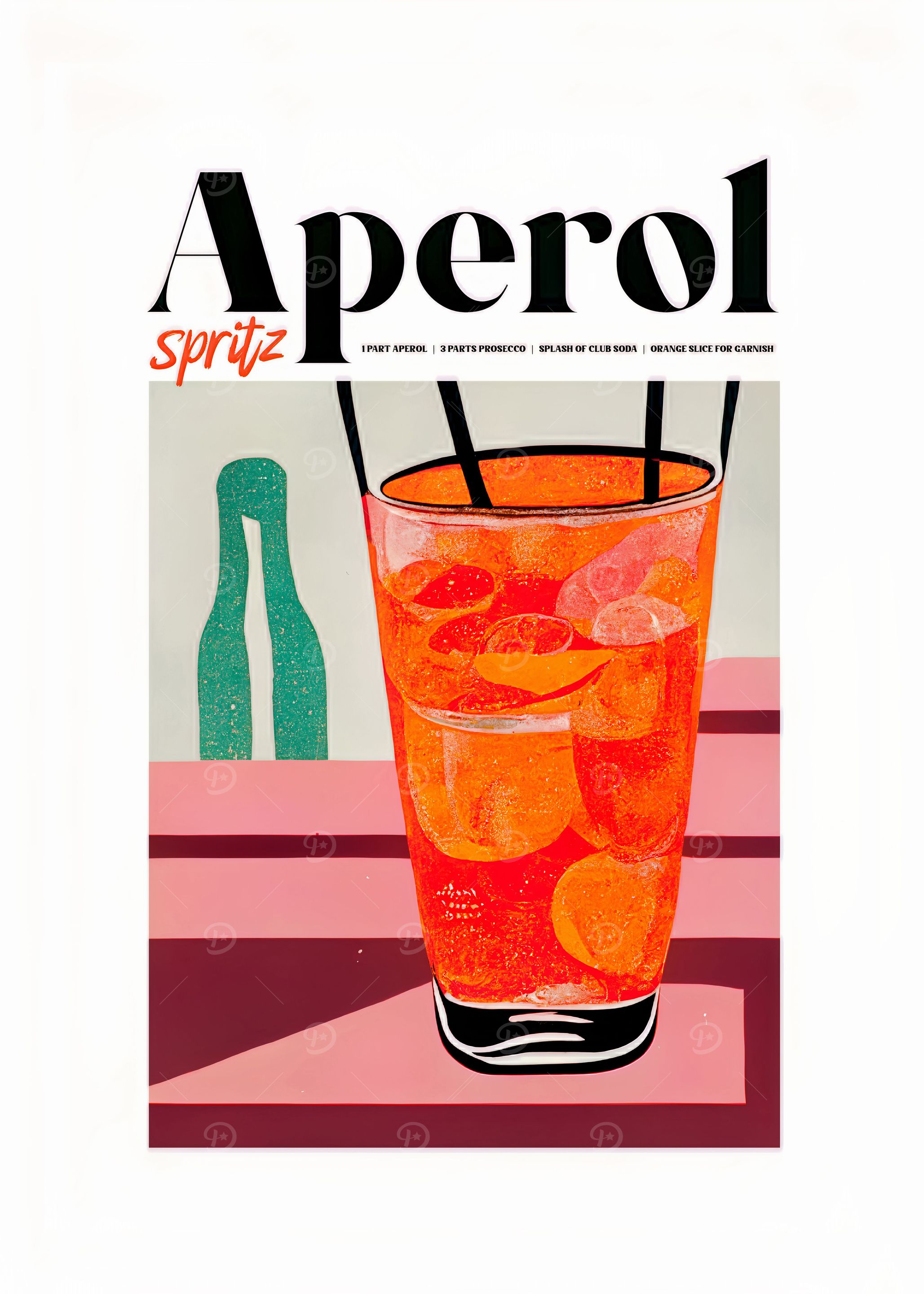 Aperol Spritz Modern Room