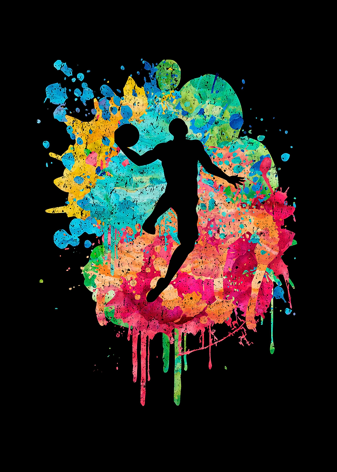 Basketballspieler PopArt