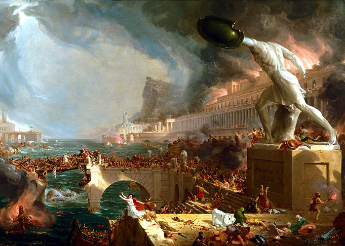 Destruction by Thomas Cole