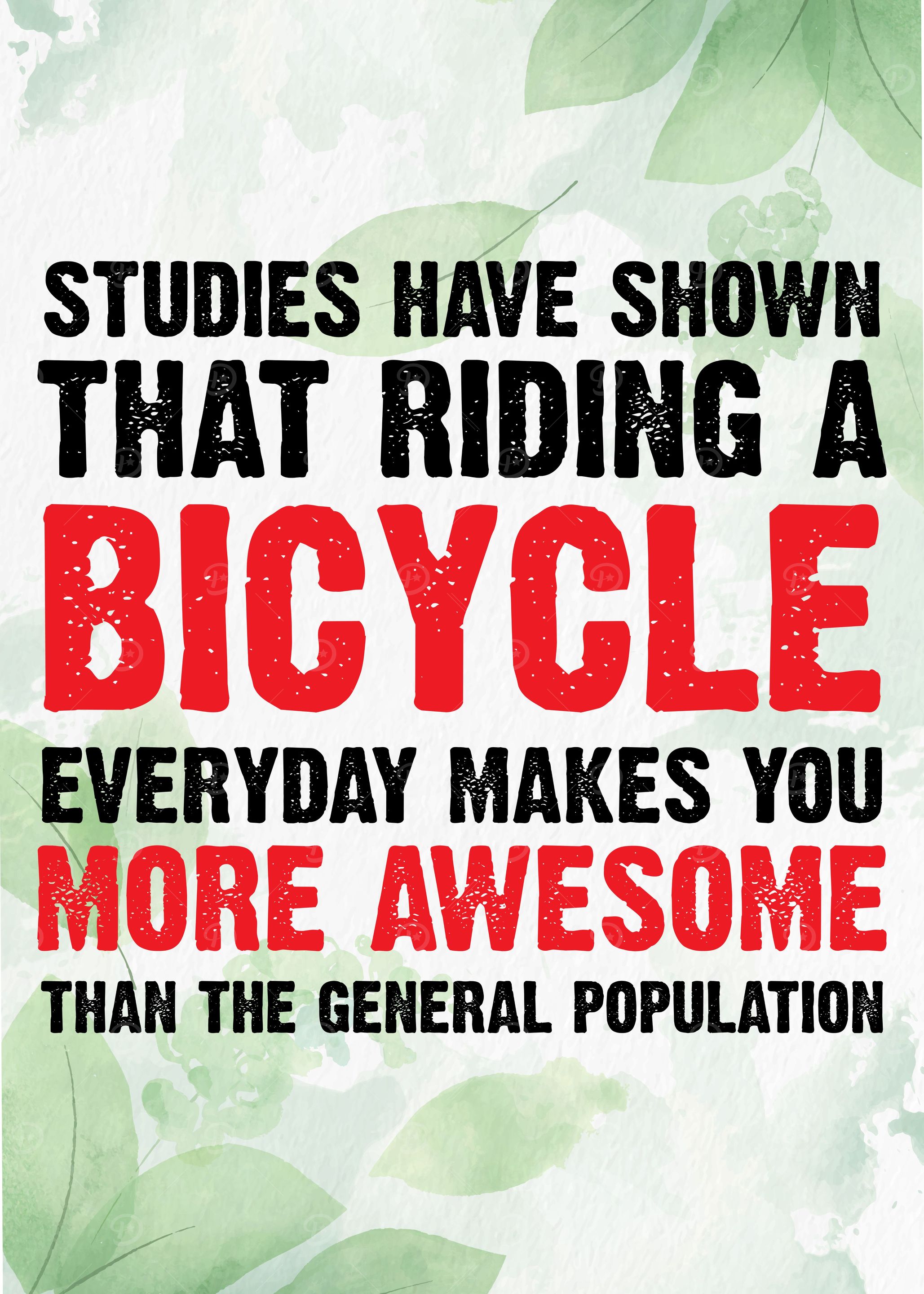 Riding bicycle