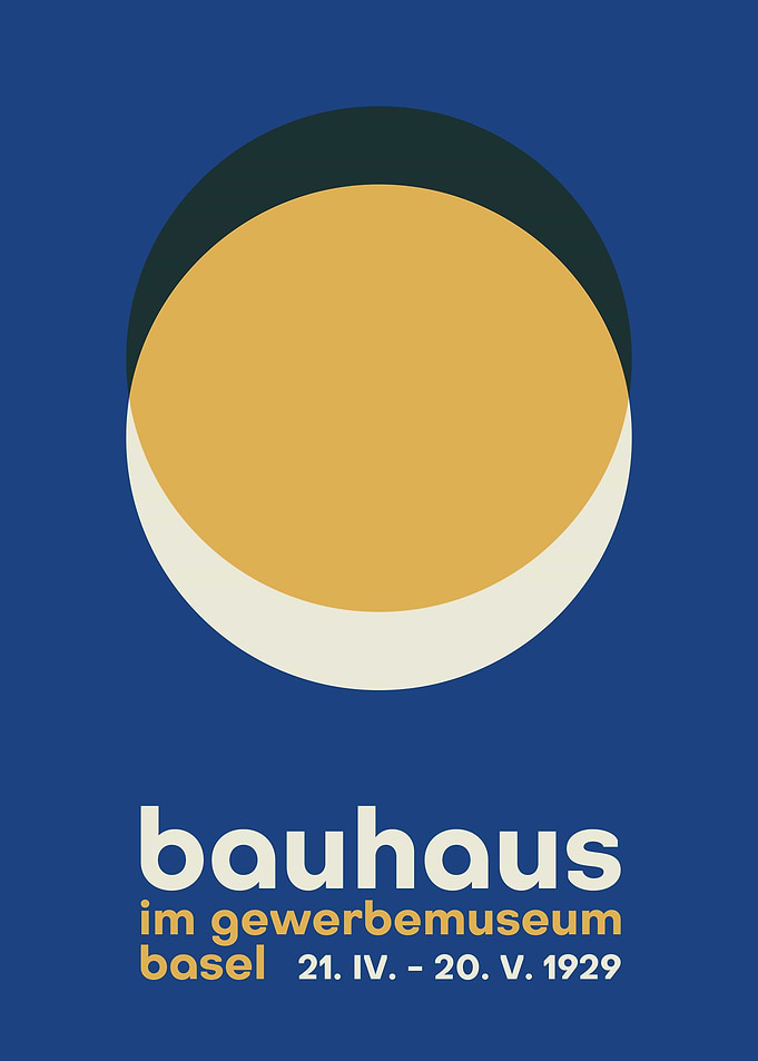 Minimalist Bauhaus Poster