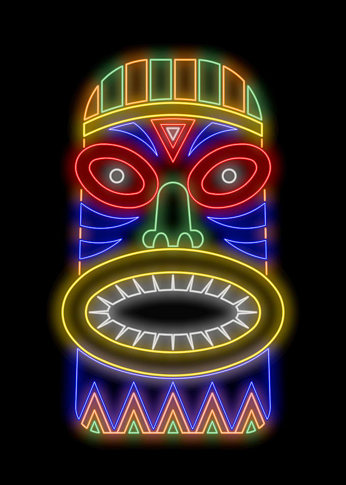 Tiki Mask 12