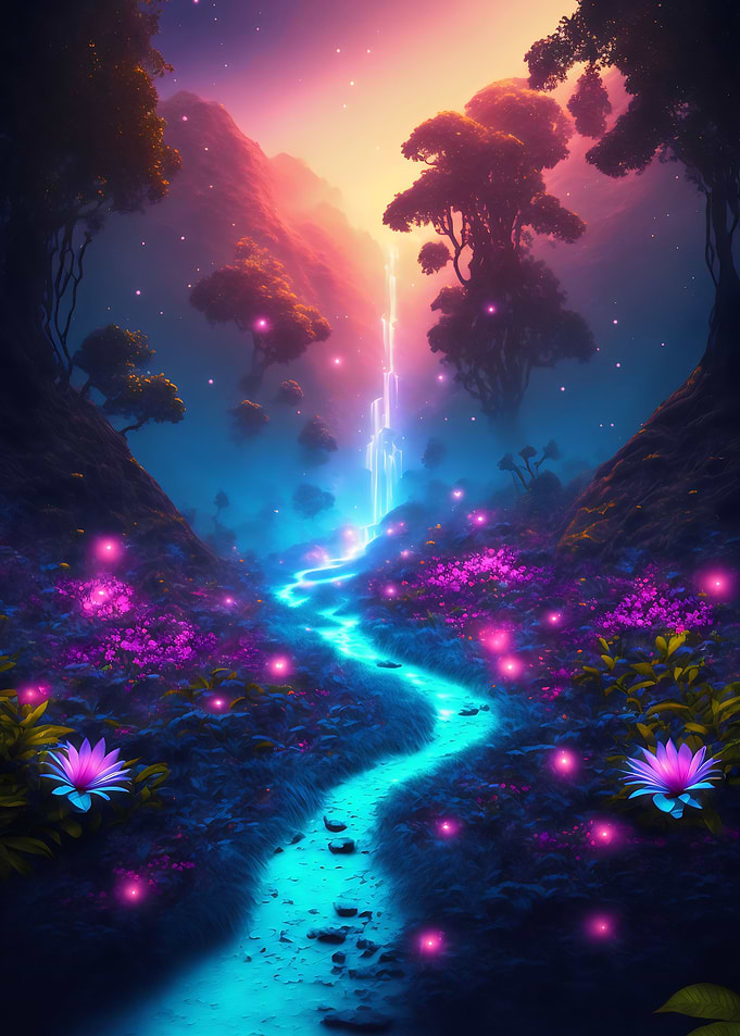 bioluminescence landscape