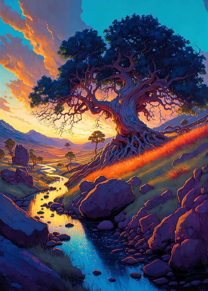 Fantasy Oak Tree