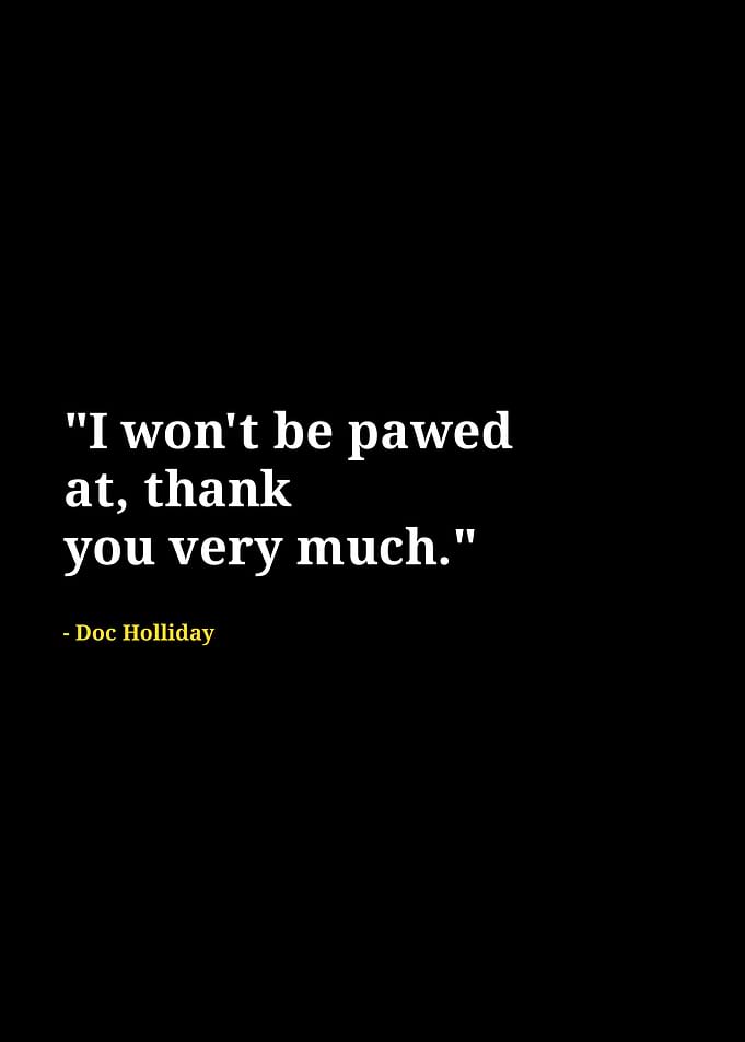 doc holliday quotes