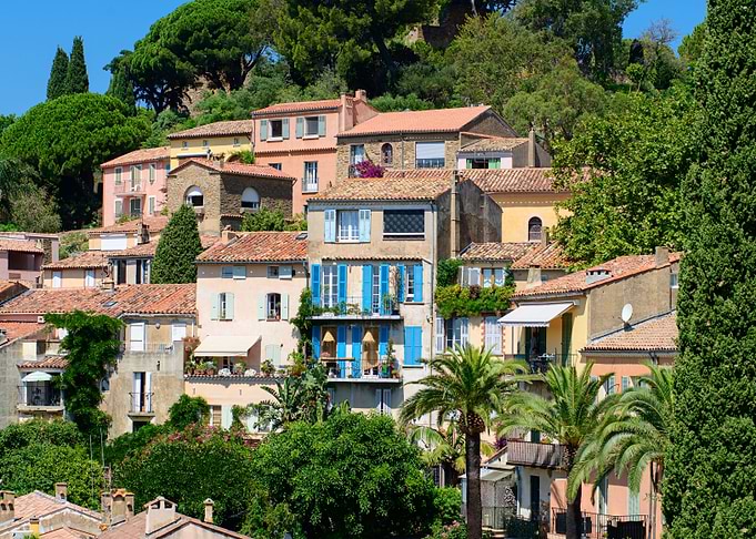 view on Bormes les Mimosas