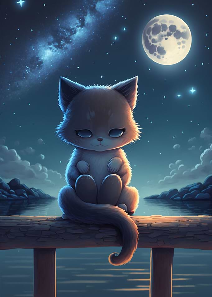 Cute Kawaii Cat