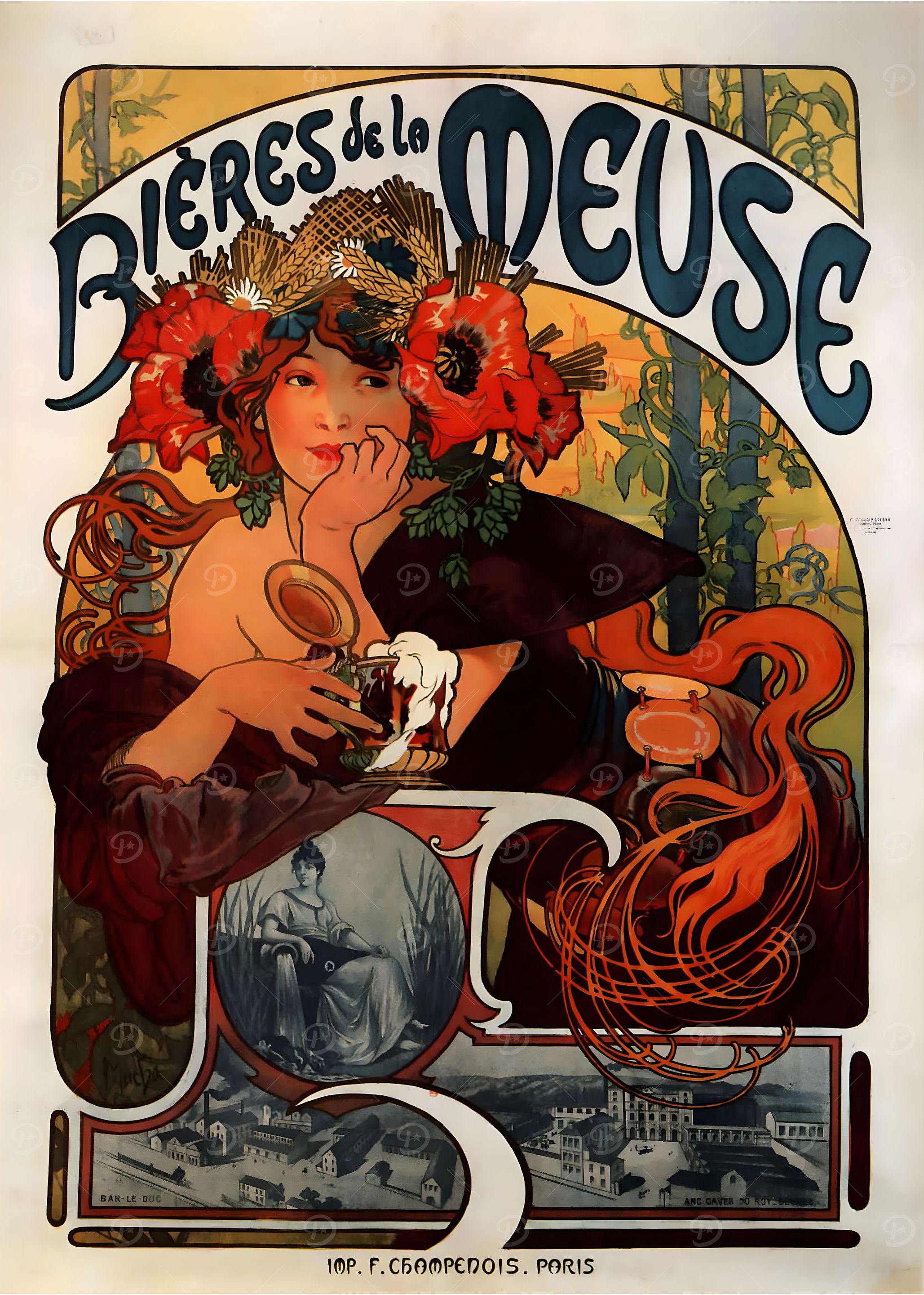 Alphonse Mucha Art Nouveau
