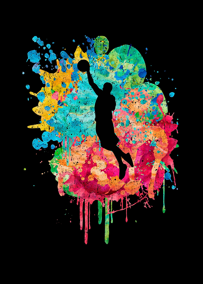 Basketballspieler PopArt