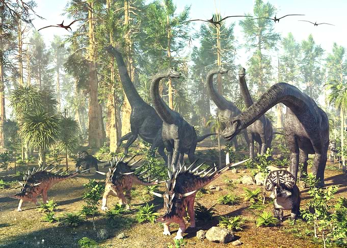 Dinosaur herd